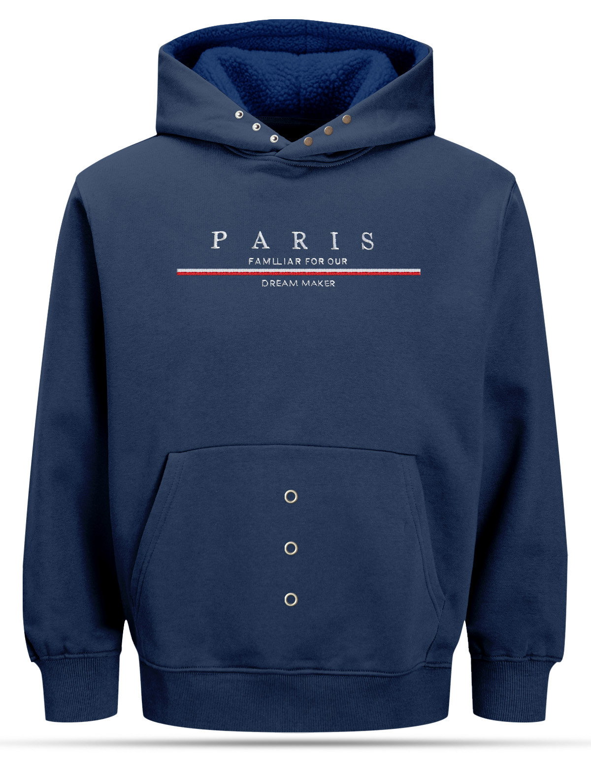 Hudi28 Navy Blue Hoodie Alzeena