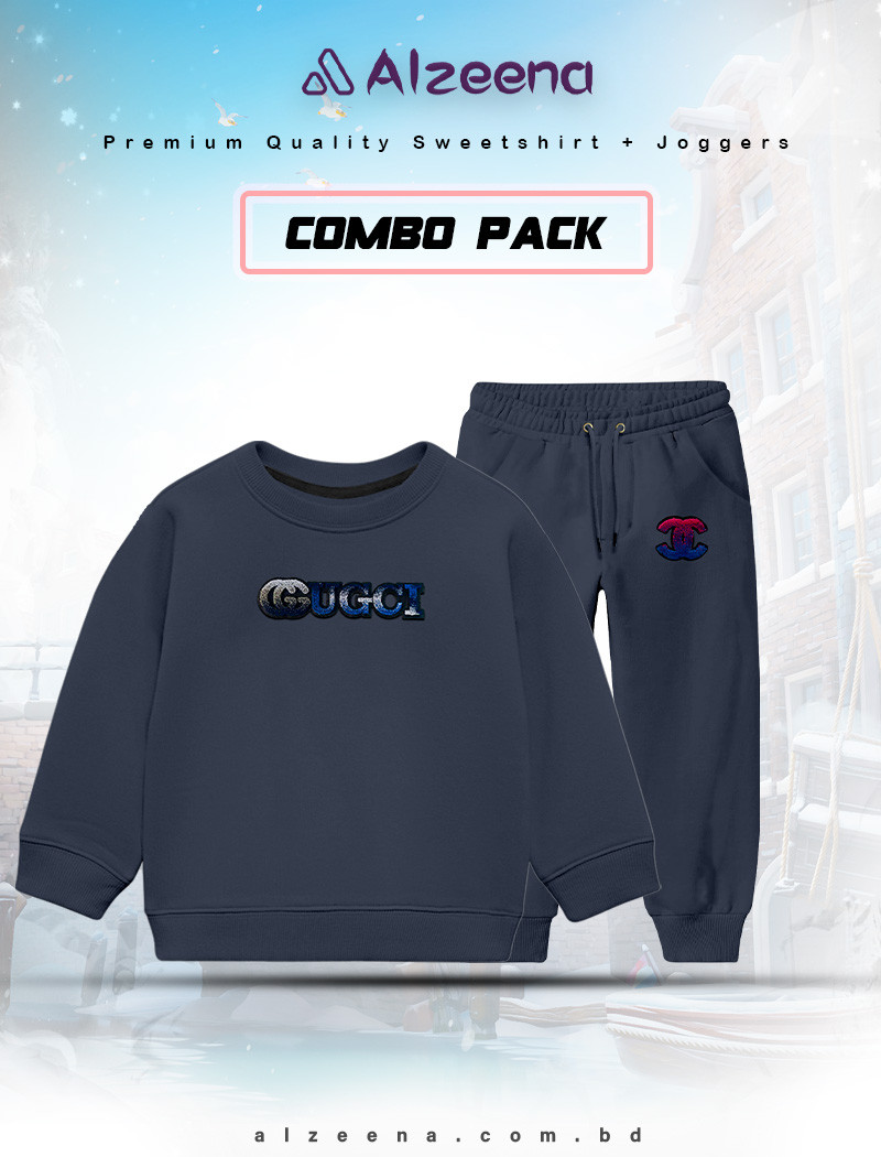 KSFT19 & KJOG21 Navy blue Sweatshirt combo