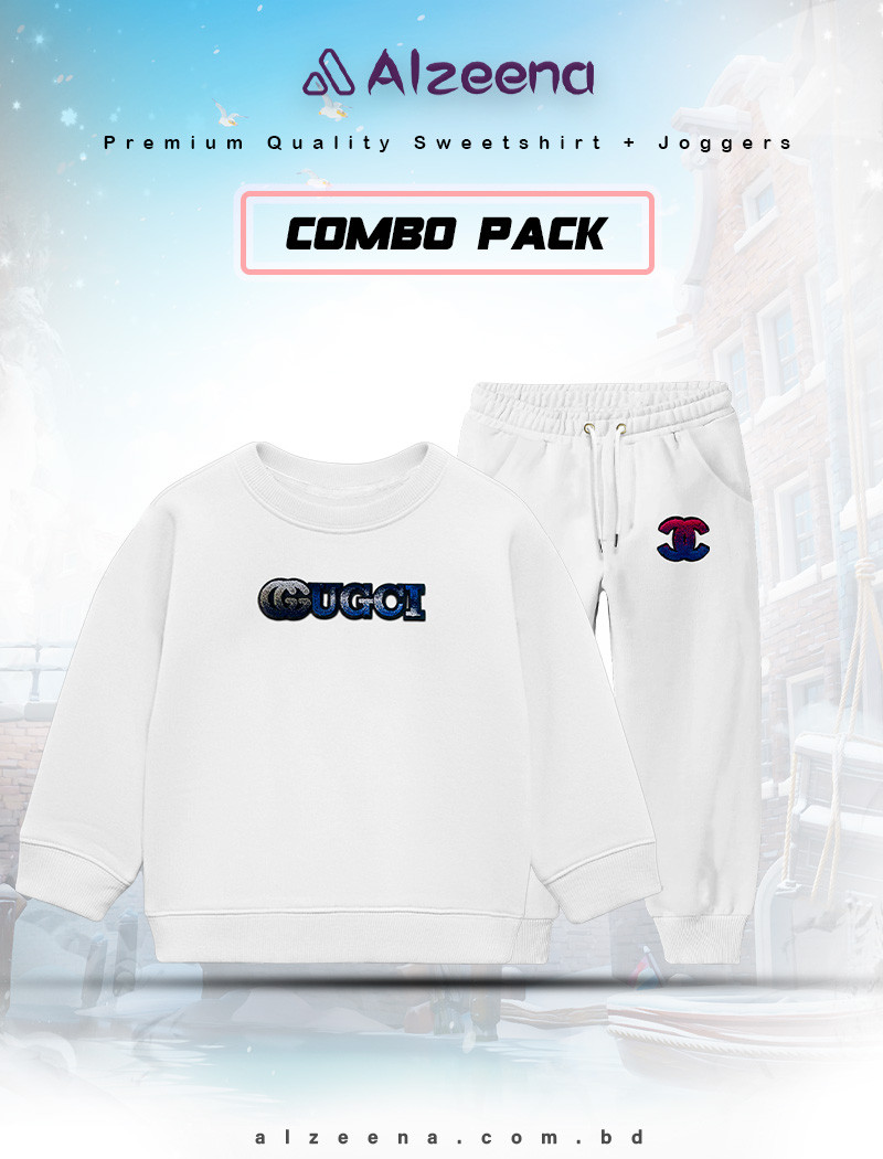 KSFT19 & KJOG21 White Sweatshirt combo