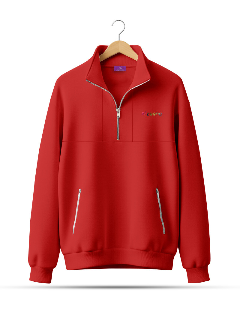 SFT50 Red High Neck sweatshirt