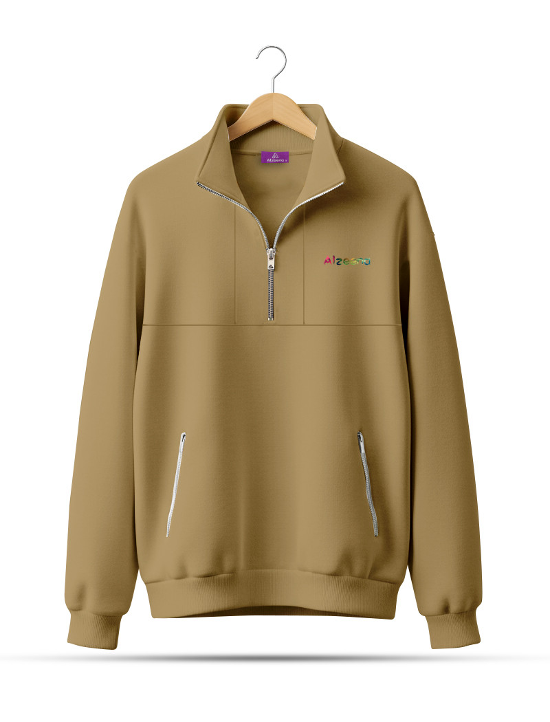 SFT50 Brown High Neck sweatshirt
