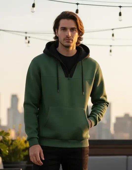Hudi31 Green Hoodie Alzeena