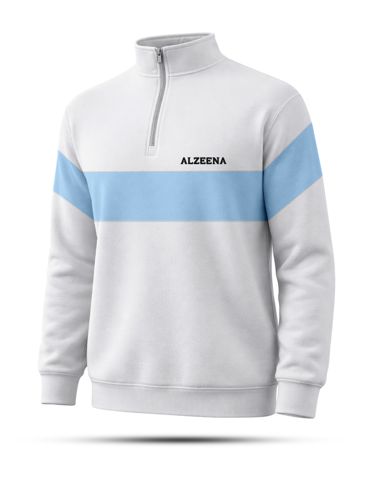 SFT52 White High Neck sweatshirt