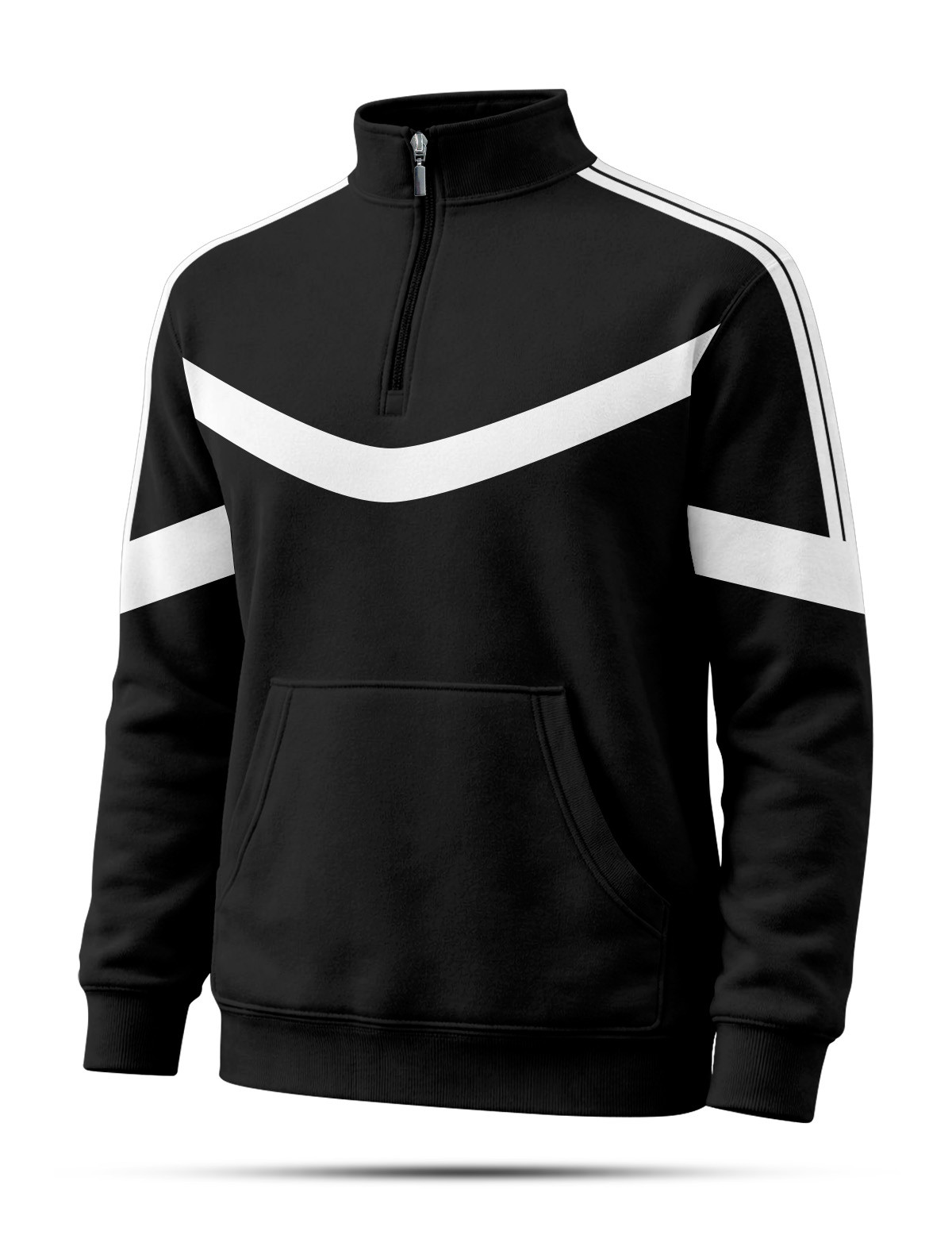 SFT51 Black High Neck sweatshirt