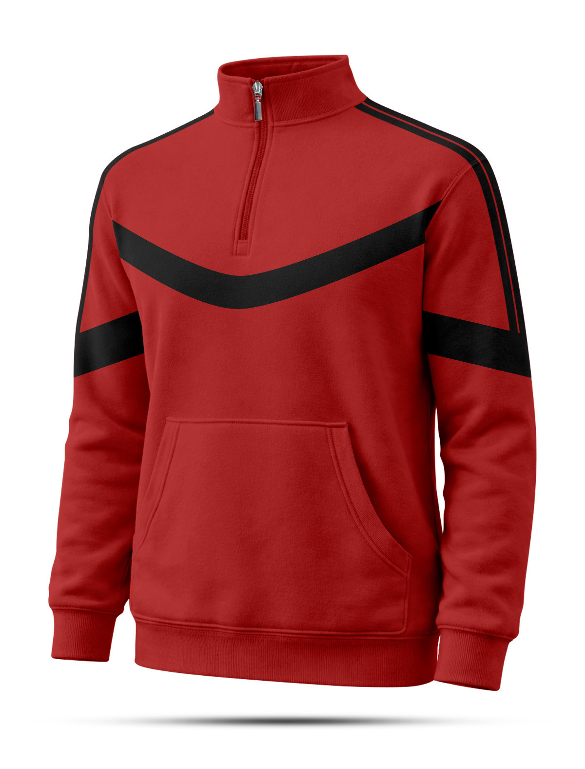 SFT51 Red High Neck sweatshirt