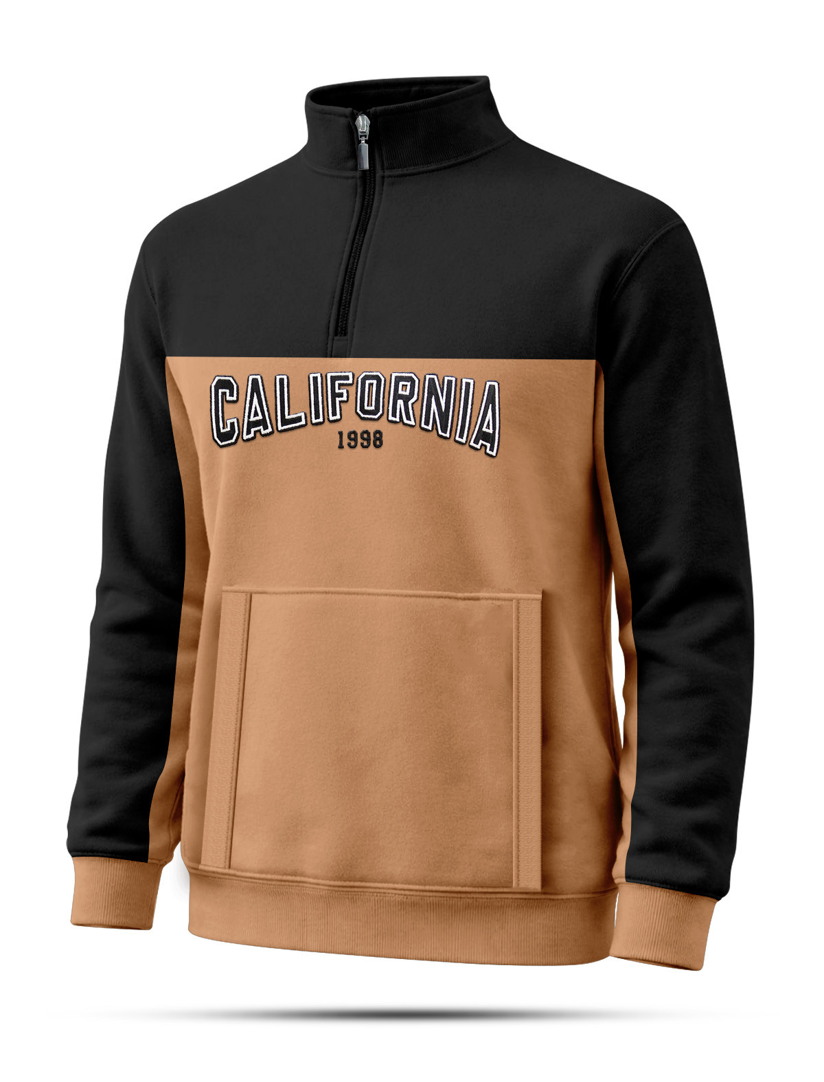 SFT53 Black & Brown High Nick Sweatshirt